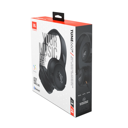 JBL Tune 660NC - Black - Wireless, on-ear, active noise-cancelling headphones. - Detailshot 10